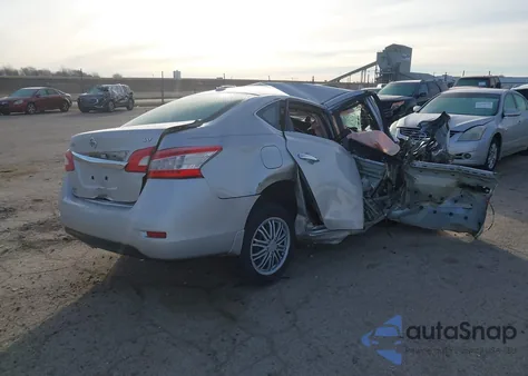 2015 Nissan Sentra Sv из США, поврежденный, VIN 3N1AB7APXFL695203